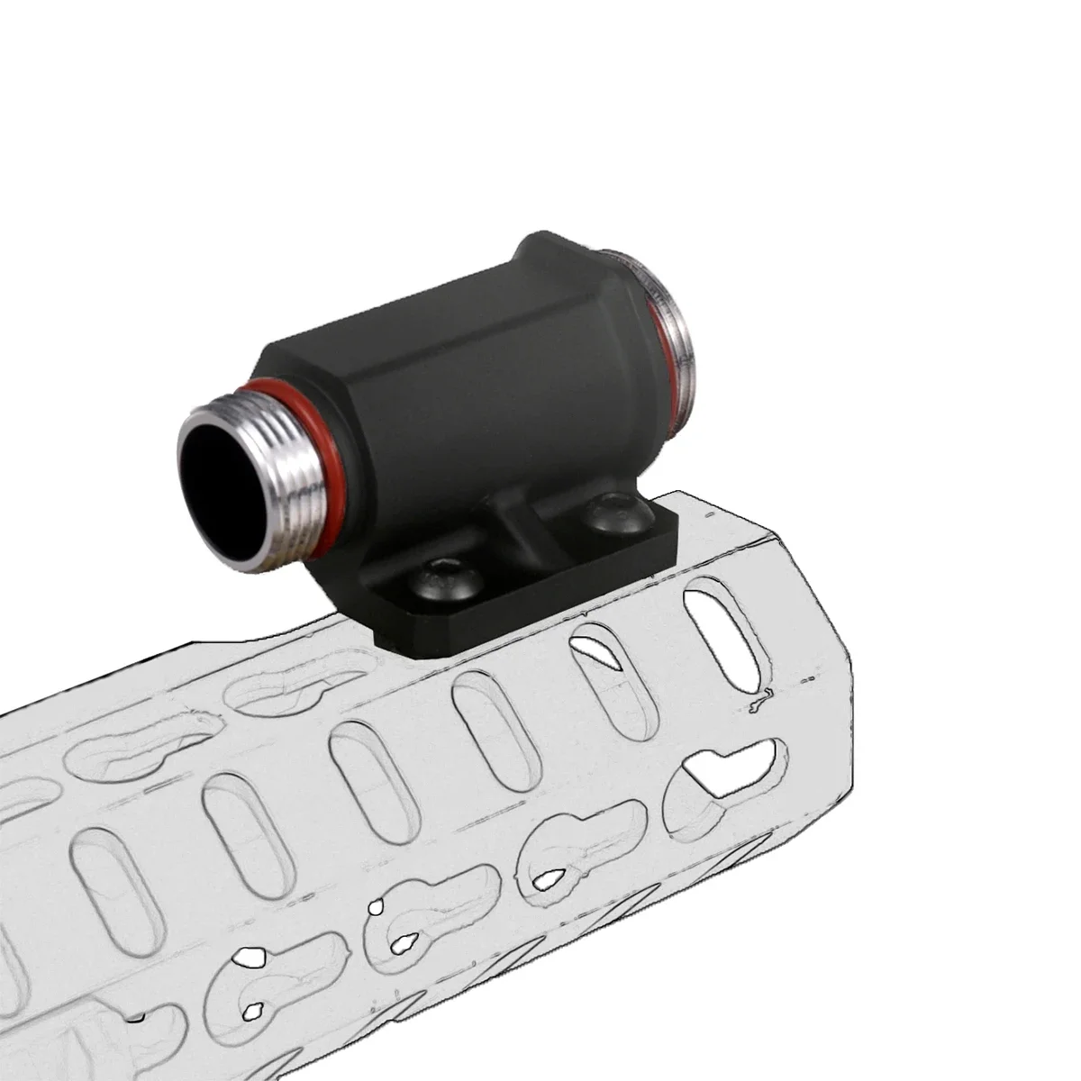 Latarka taktyczna SF M300 M600 Scout Light Body Mount Fit 16340 Battery Aluminum Akcesoria do latarki M300 M600 Series Weapon Light