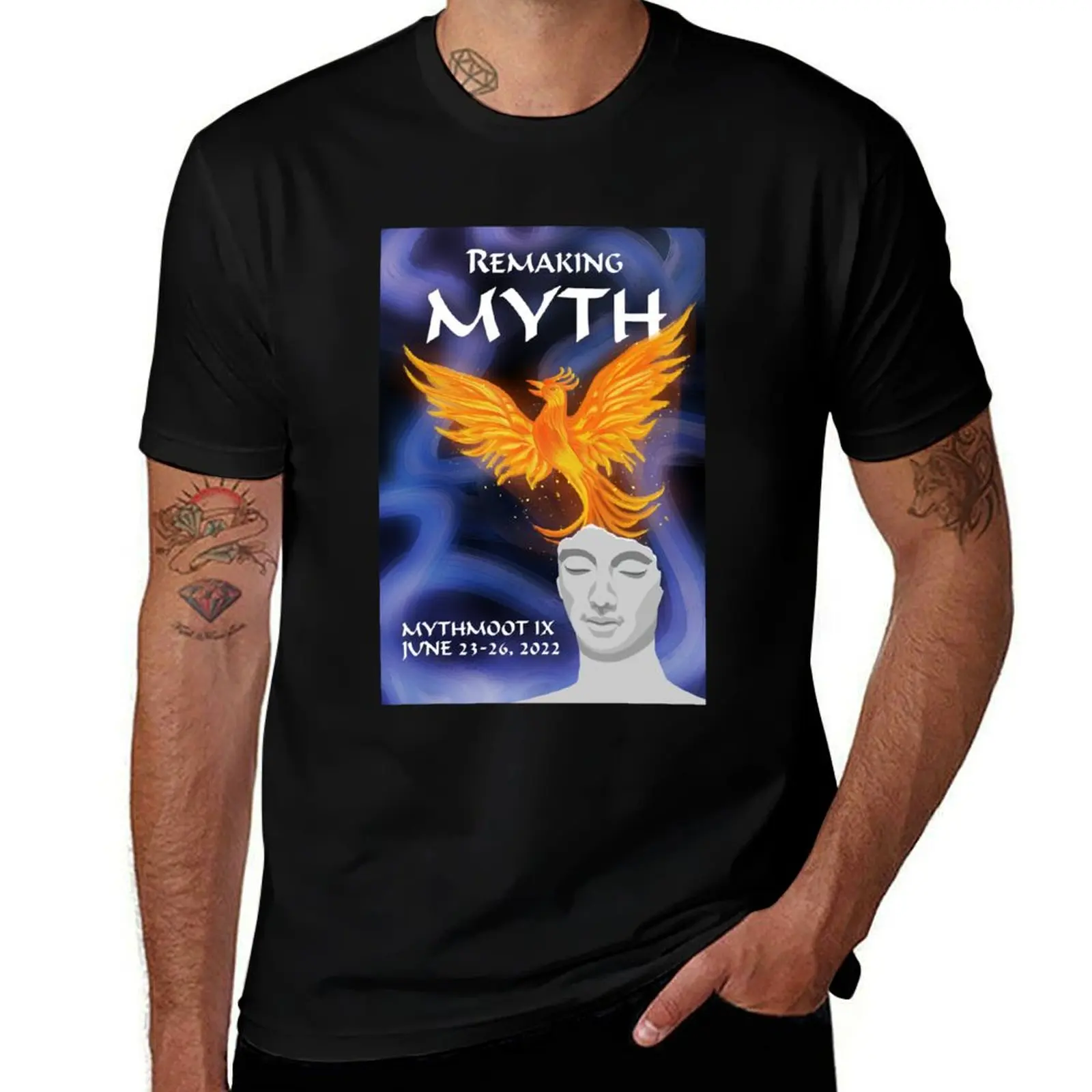 Mythmoot IX Remaking Myth T-Shirt Casual Everyday Short Sleeve T-Shirt