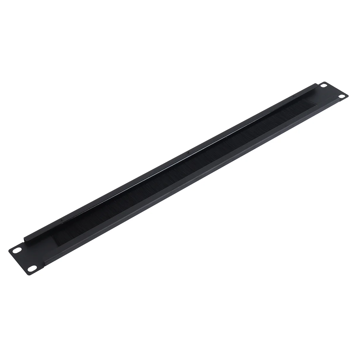 Abnp 1 peça 1u 19 Polegada montagem em rack placa de cobertura montagem em rack placa de escova de rede em branco painel servidor gabinete gerenciamento de cabos