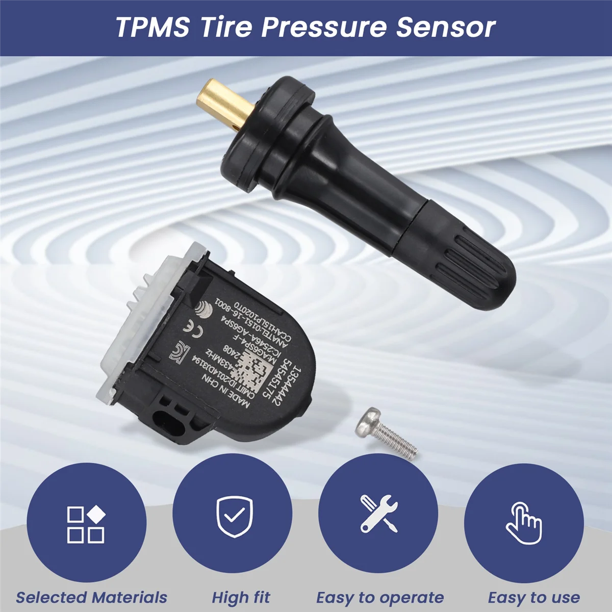 13544442 Tire Pressure Sensor Monitoring System TPMS 433Mhz for GM Buick Chevrolet Cadillac CT6 Opel