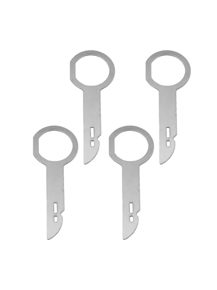 

4pcs Metal Car Radio Removal Tool Release Keys Extraction Kit For Ford Useful Radio Stereo Release Removal Install Tool