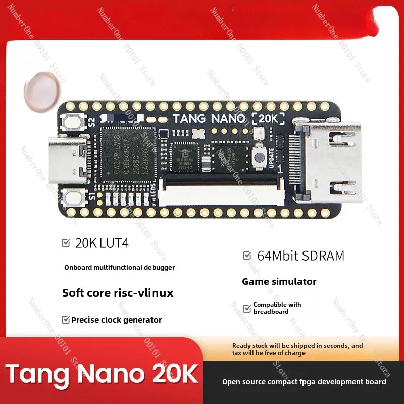 Tang Nano 20K FPGA development board RISCV Linux Retro game console