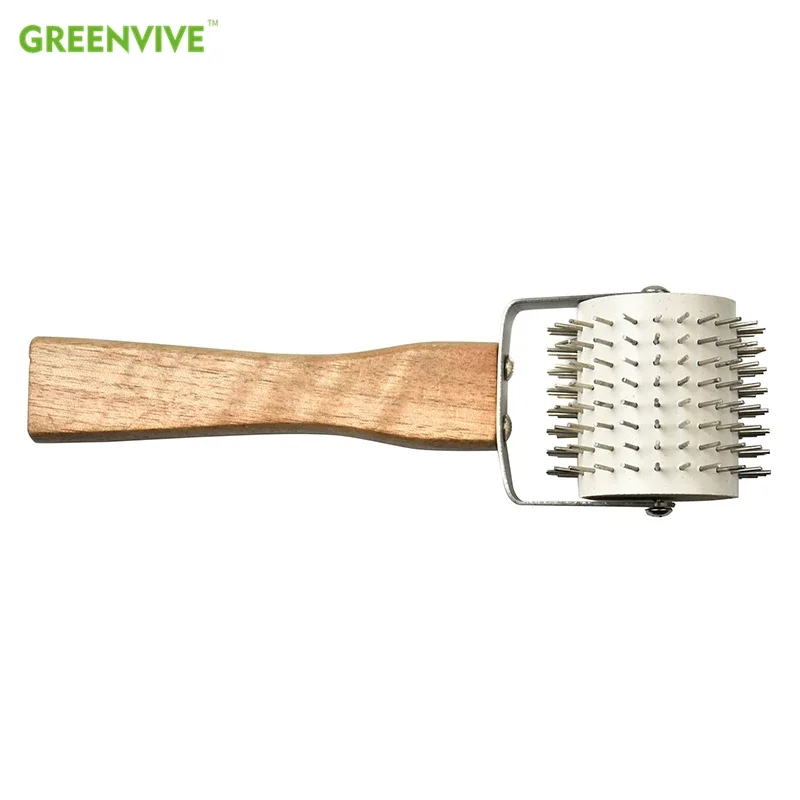 

Beekeeping Tools Wooden Handle Honeycomb Rake Needle Roller Propolis Collector Bee Honey Extracting Idler Wheel Uncapping Fork