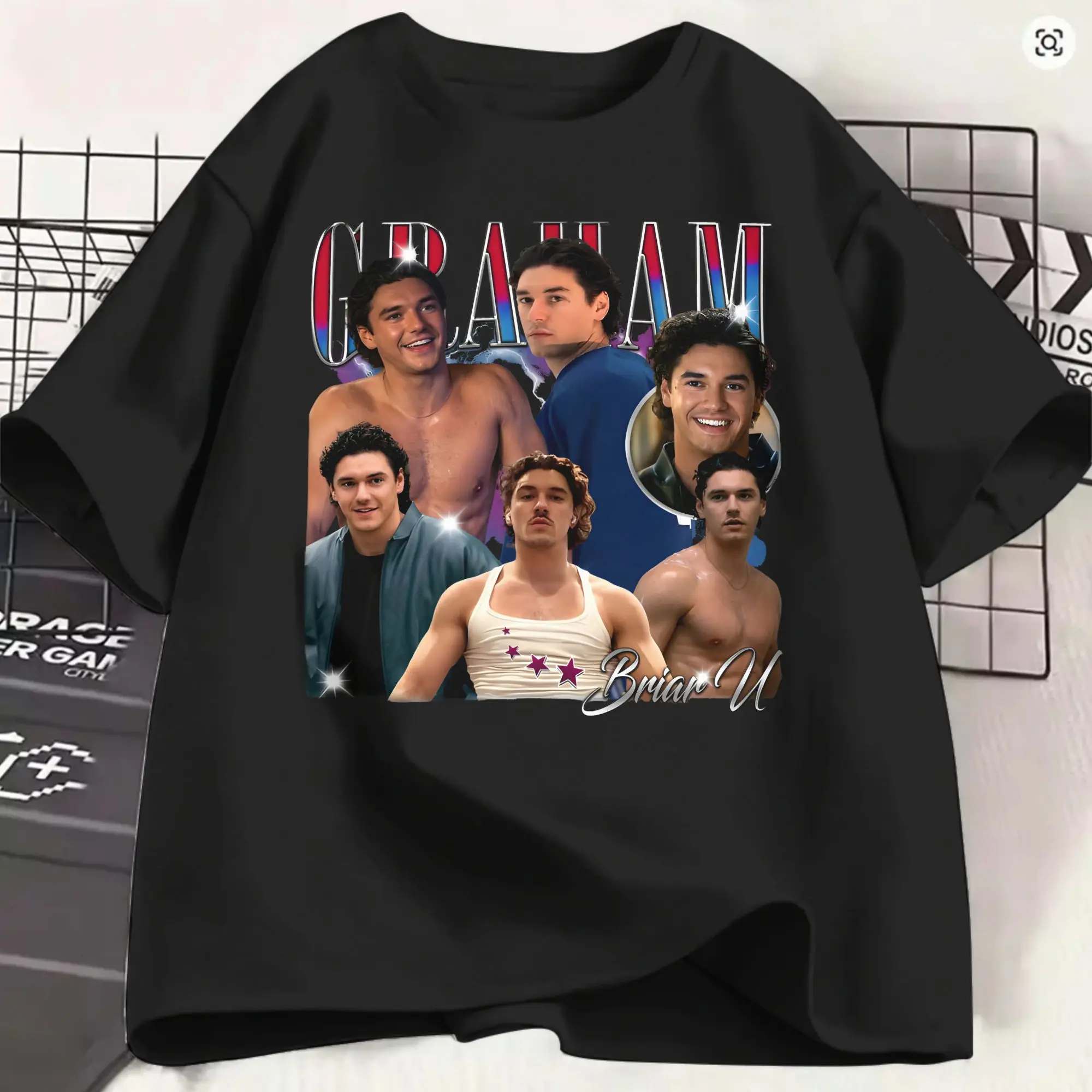 Off-Campus T-Shirt for Men Garrett Graham Fashion 100% Cotton Tee Shirt Crewneck Short Sleeve T Shirts Birthday Gift Clothes