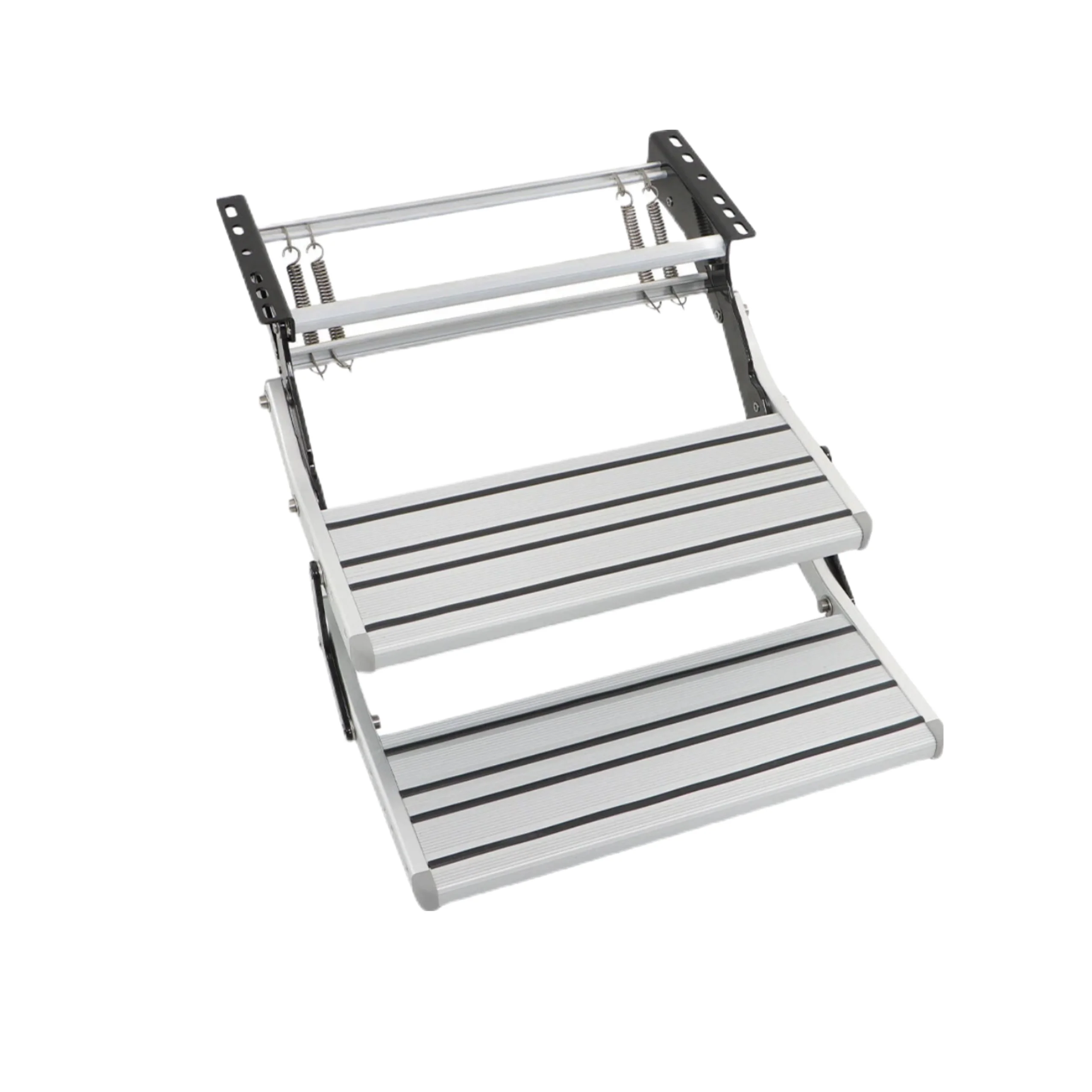 

Hot Selling Single RV Step Assembly Aluminium Manual Folding Step For Motorhome Trailer Hot-selling Caravan RV Aluminum Alloy