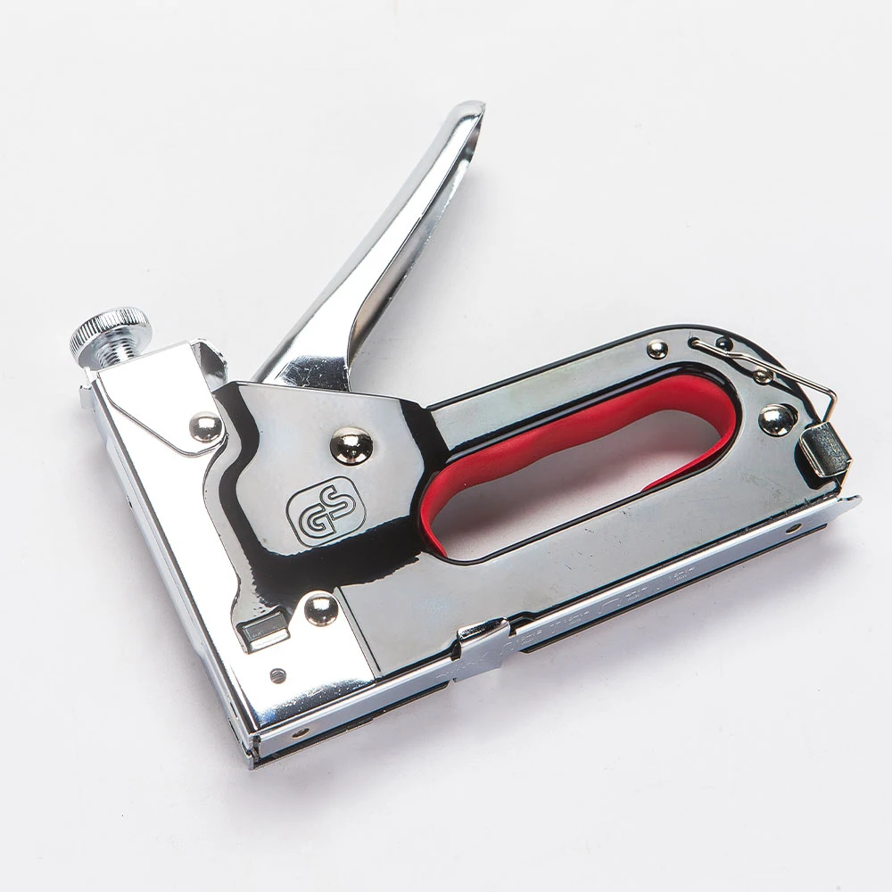 Upholstery Staple Gun 4-in-1 Stapler Gun with 800 Staples Manual Brad Nailer Power Adjustment Stapler Gun Wood Crafts Carpentry