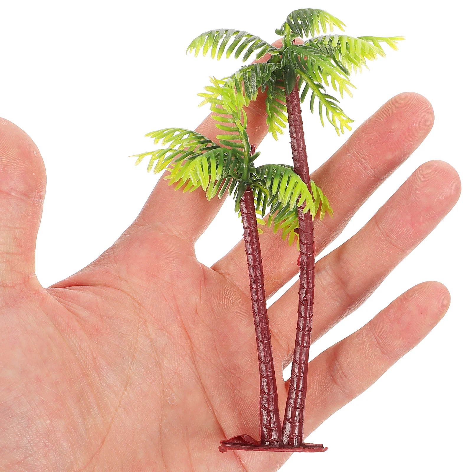 

5Pcs Miniature Inflatable Plastic Plants for Mini Landscape Decor Bonsai Craft Faux Cactus Small Artificial Tree Pots