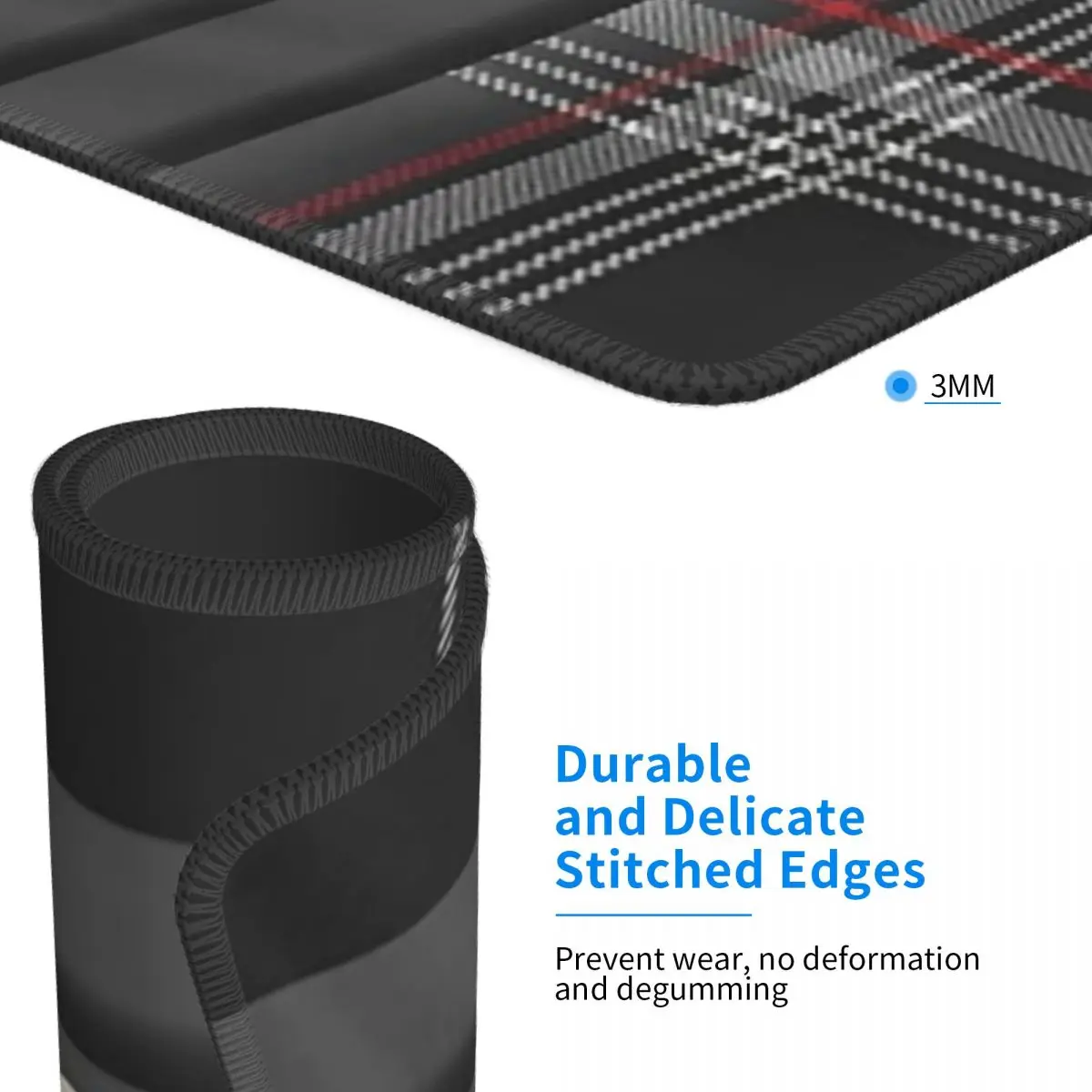 

Tartan Plaid Recaros Multi-size Mouse Pad Computer Keyboard Mouse Mat Gaming PC Laptop Desk Mat Office Accessories Table Mats