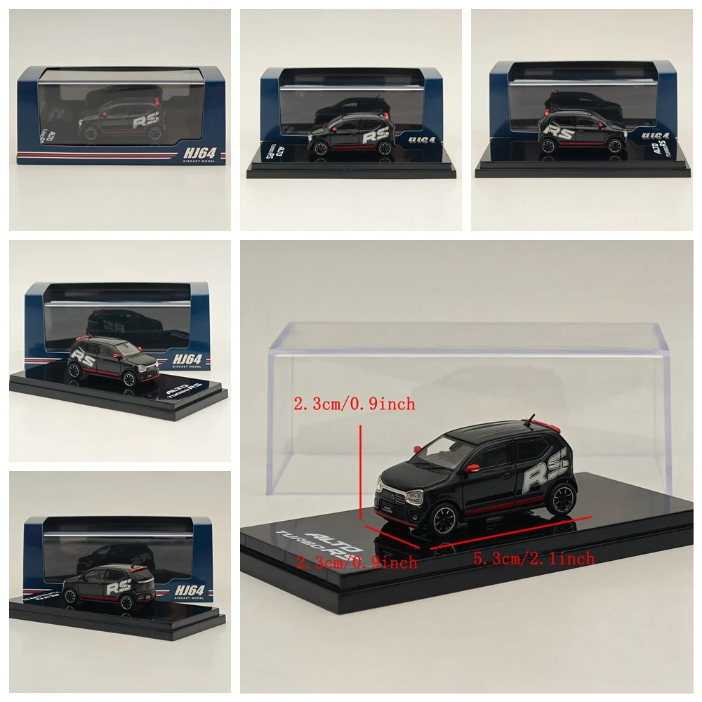 Hobby Giappone 1/64 ALTO FUNZIONA TURBO RS HA36S RS DECAL TUNE HJ 642070 Giocattoli da collezione limitata in miniatura per auto modello pressofuso serie B