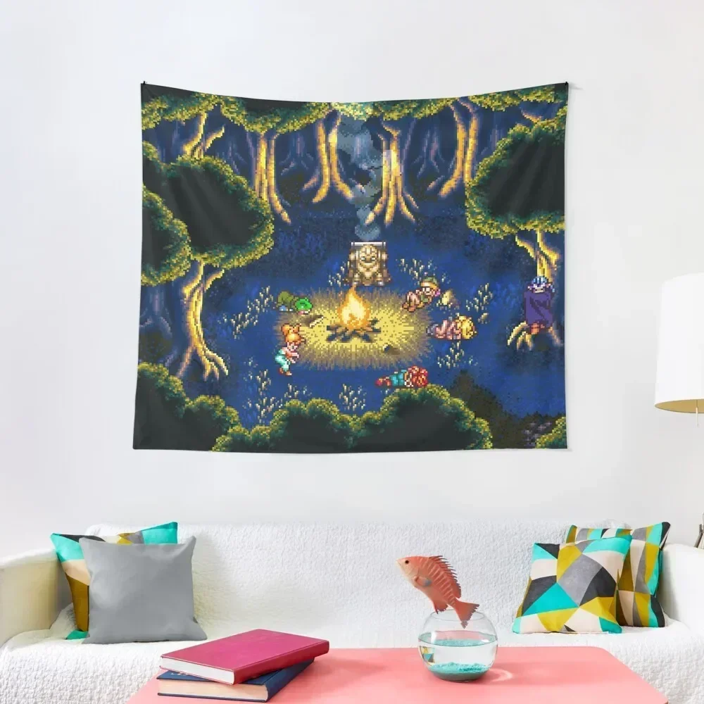 Chrono Trigger Campfire Tapestry Room Decorations House Decor Tapestry