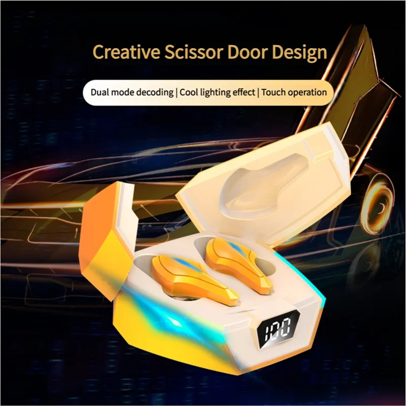 Auriculares Bluetooth 5,3 música juegos modo Dual auriculares inalámbricos Bluetooth auriculares estéreo HIFI auriculares Gamer para Xiaomi K12