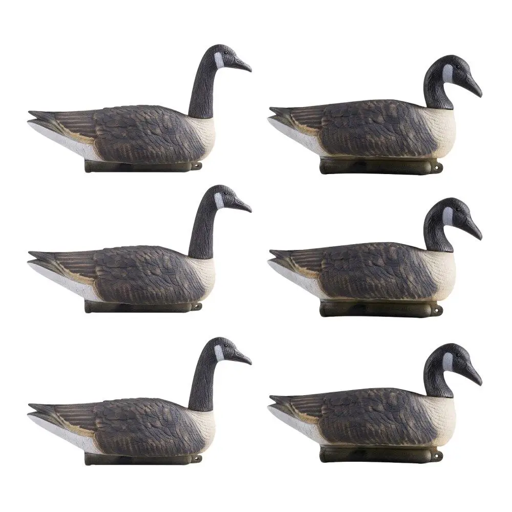 

Realistic Outdoor Goose Floaters Decoy Set 6 Pack for and Wildlife Decoration