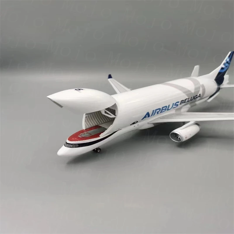 Imagem -05 - Resina Modelo de Aeronave para Decoração Home Airbus Beluga A300600 Super Transporte Aviação Colecionáveis Escala 1:150 42cm