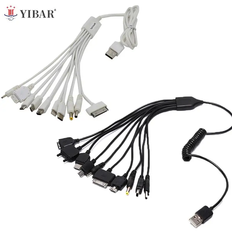 

10 in 1 Pin Cable Charger USB Adapter Data Wire For PSP Computer Cables Multifunction USB Data Transfer Cable Universal Multi