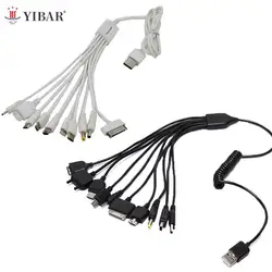 10 in 1  Pin Cable Charger USB Adapter Data Wire For PSP Computer Cables Multifunction USB Data Transfer Cable Universal Multi