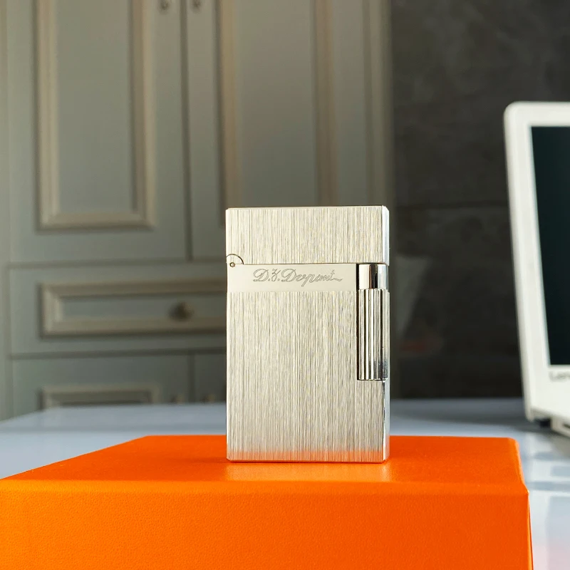 

Commemorative Edition Luxury Butane Lighter Single & Double Flame Ping Sound Natural Paint Cigarette Smoker 16035