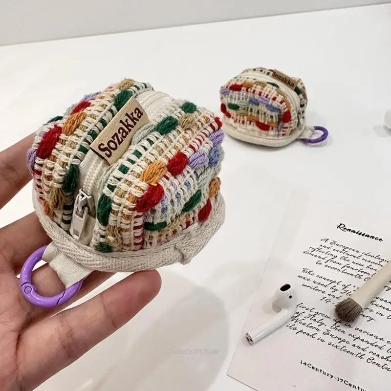 

X5XA Wireless Earphone Cover Headphone Storage Bag Housing Anti-scratch Canvas Case