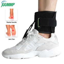 Ankle Support Drop Foot Brace Orthosis - Adjustable Wrap Compression For Improved Walking Gait, Prevents Cramps Ankle Sprains