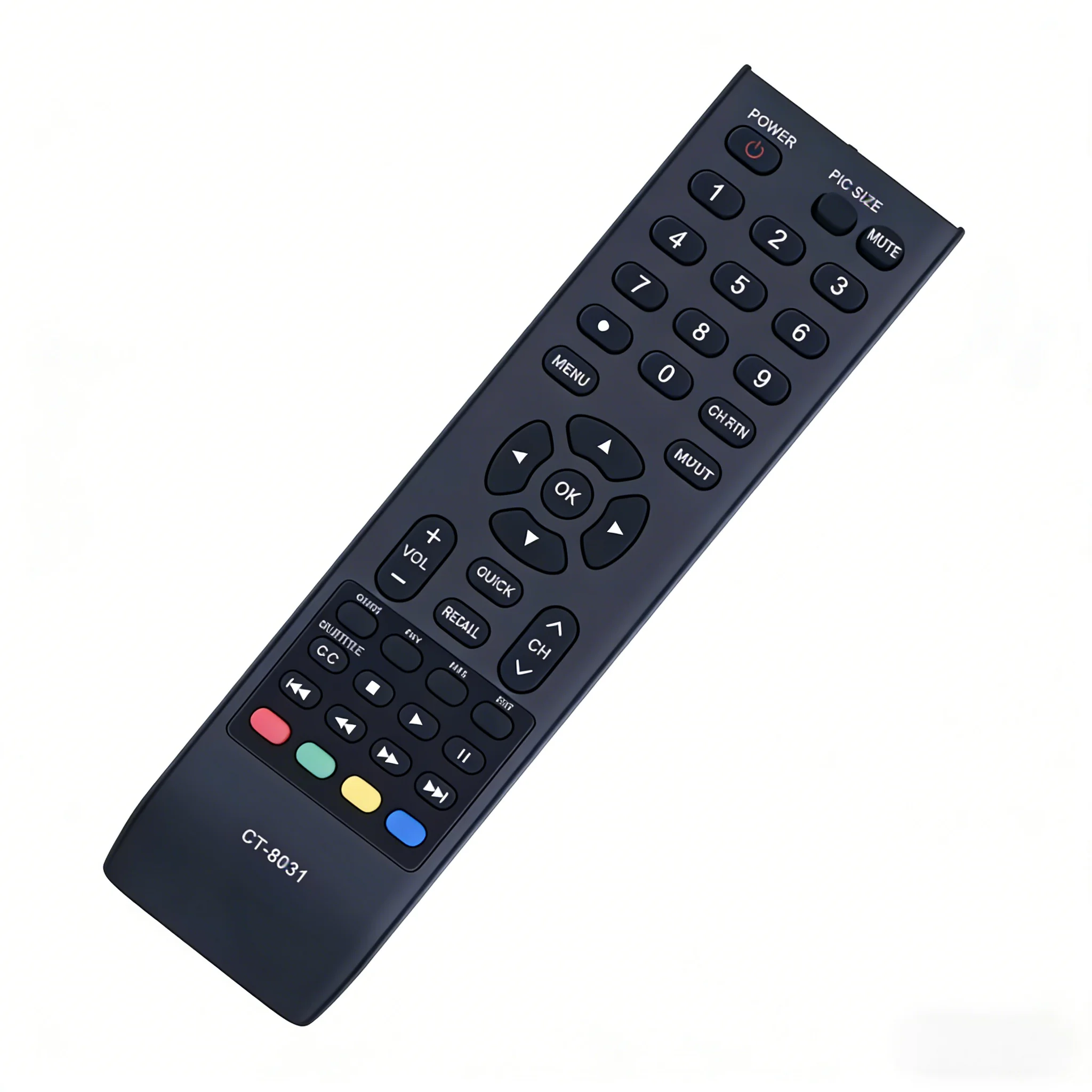 CT-8507 Universal Remote Control Replacement for Toshiba LED 4K HD LCD TVs - Export Ready