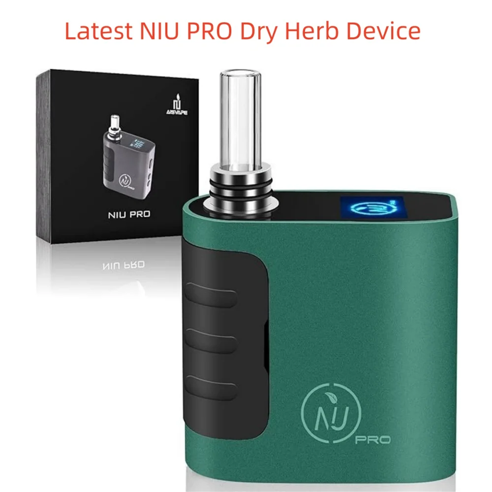Original Dry Herb Vapor E-Cigarette NIU PRO Dry Herb Vaporizer 1400mAh Temp Control Dry Burning Heater Herbal Dry Burning Vape