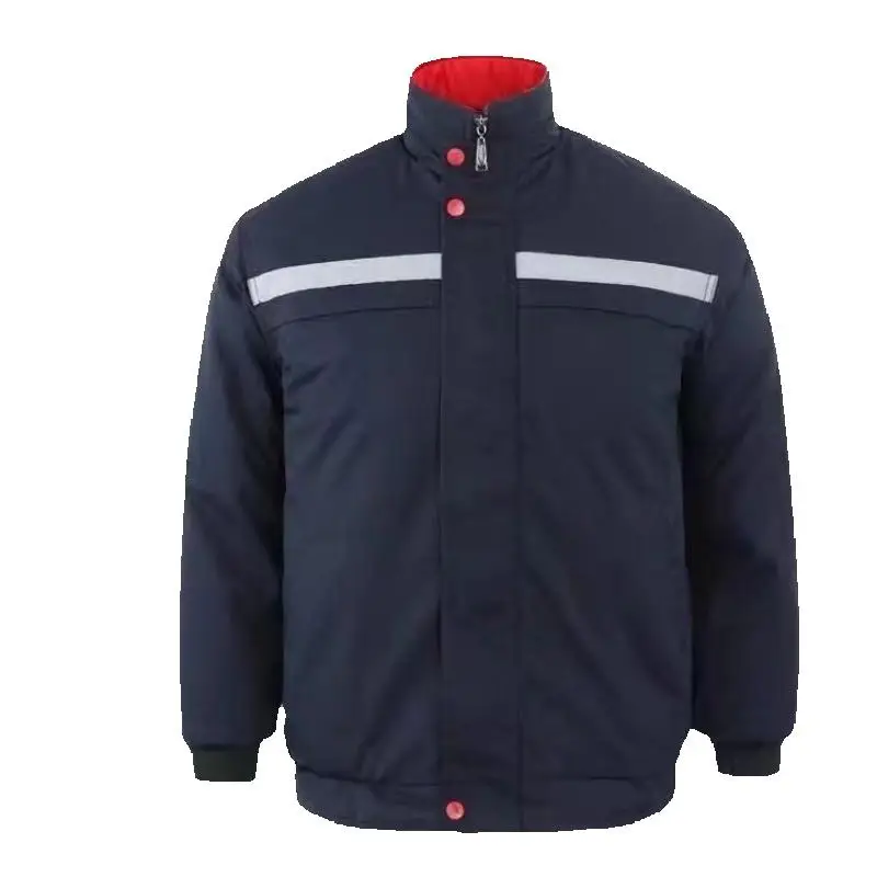 Autumn Winter Thickening Workshop Workwear Men'S Coat Customized Name Print Logo Painter Factory Mechanic Welder Jacket
