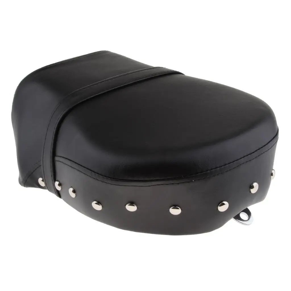 Leather Rear Passenger Rivet Seat Pillion Fit XL 883 1200