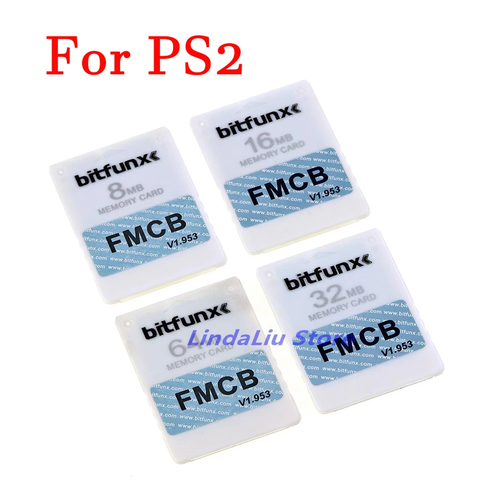 20pcs For Sony PS2 For Playstation2 8MB/16MB/32MB/64MB FMCB Free McBoot Memory Card V1.953 MC Boot