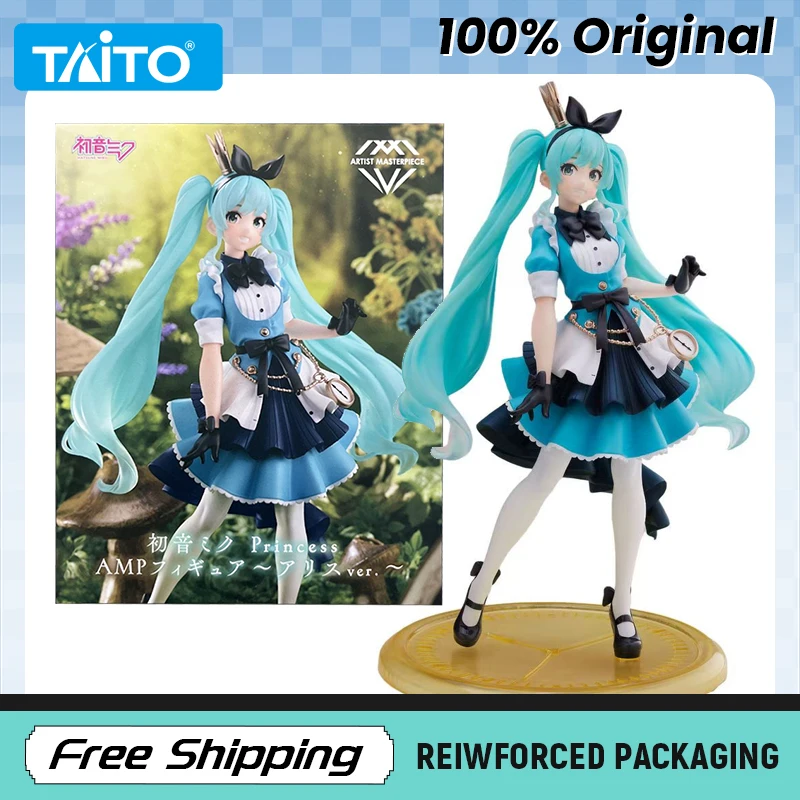 在庫あり-taito-アーティスト傑作初音ミクプリンセスアリスアニメフィギュアモデルオリジナルおもちゃ装飾ギフト収集