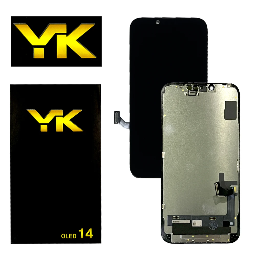 Grade AAA+++ YK OLED Screen For iPhone 14 LCD Display 3D Touch