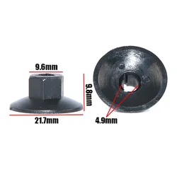 10Pcs Car Mudguard Screws Nut Fender Clips Plastic Fasteners For Volvo S80 S80L S60 S40 XC90 XC60 V60