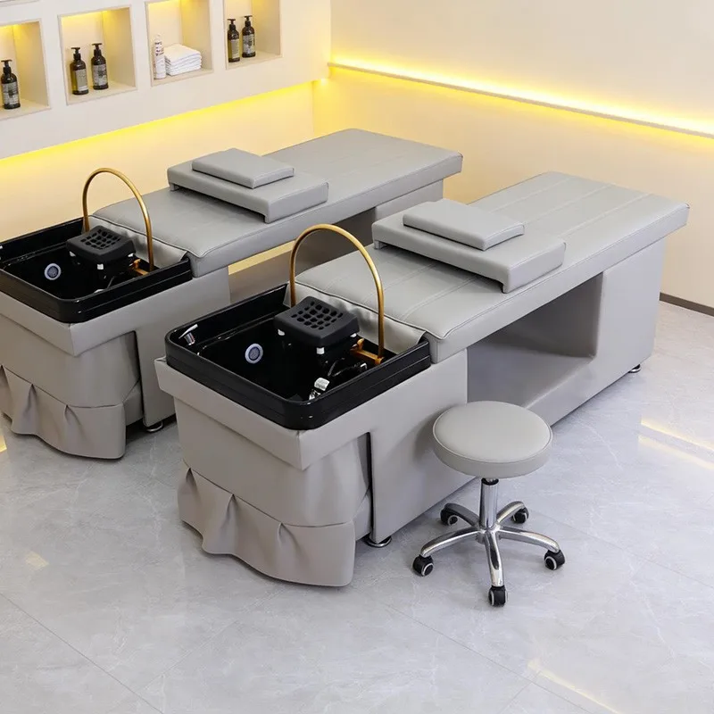 Shampoo bed with fumigation water circulation hair salon beauty bed
