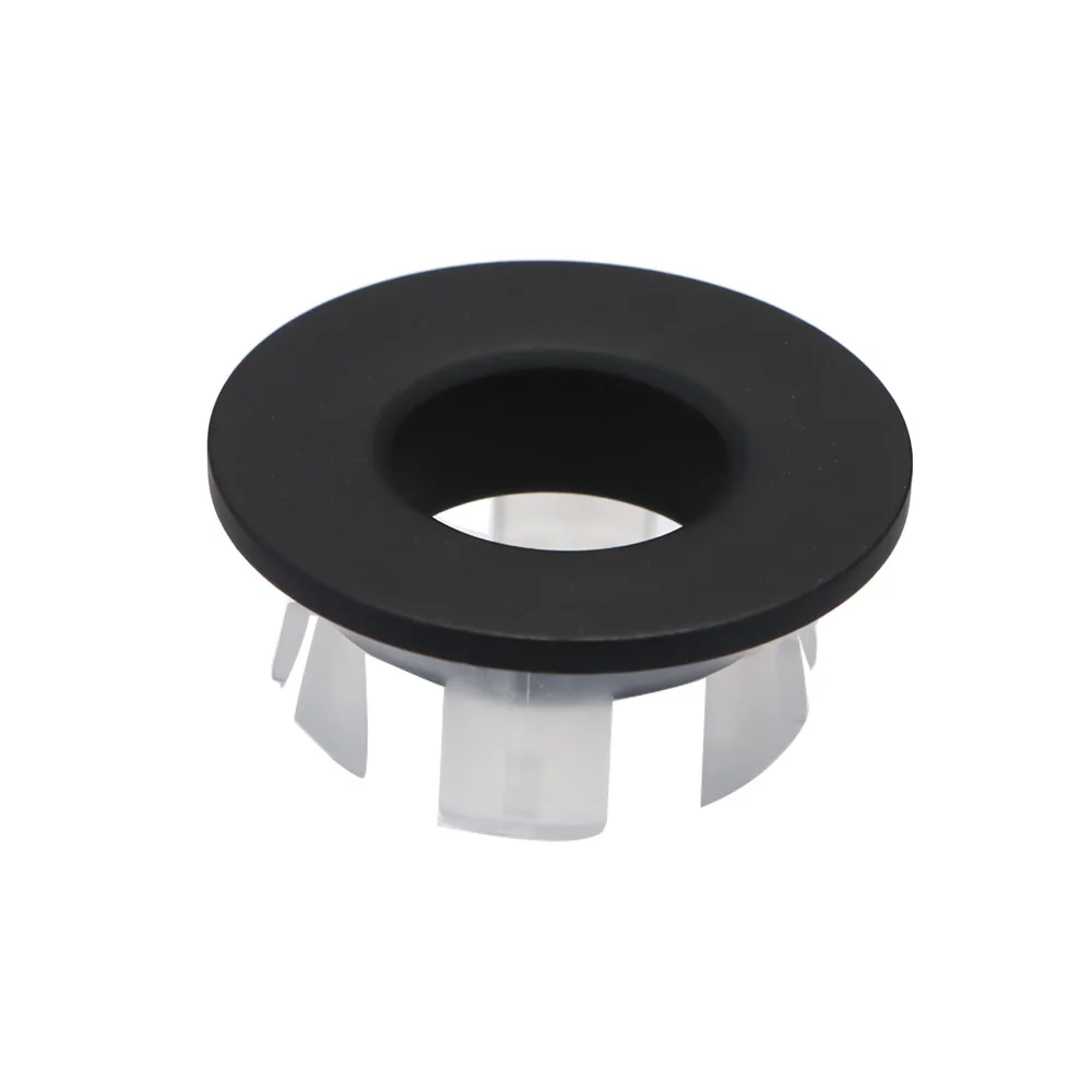 

Медный латунный смеситель для раковины, круглая вставка, хромированное кольцо, крышка для перелива, крышка с отверстием для ванной комнаты