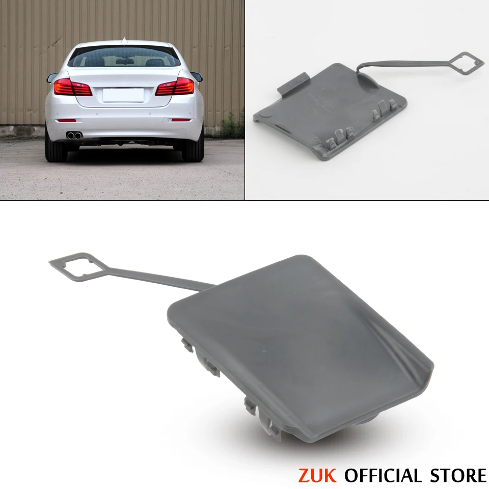 

ZUK For BMW 5' F10 LCI 520 525 528 530 535 550 Rear Bumper Towing Hook Cover Cap Housing Lid Case Year 2012 2013 2014 2015 2016