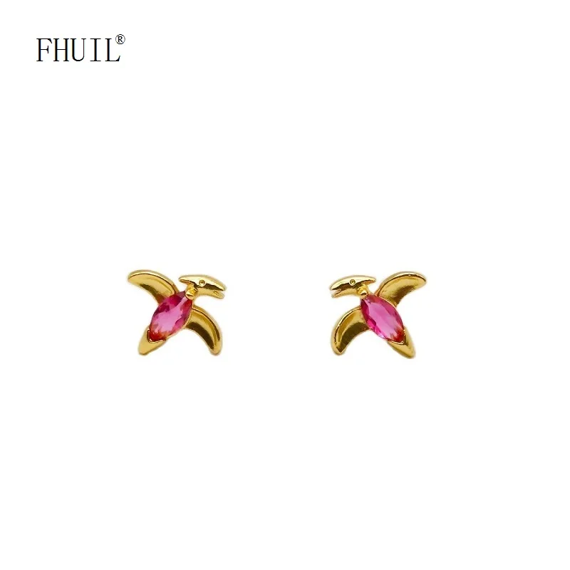 

Cute Stud Earrings For Women Men Teens Dragon Pendant Design Charm Male Cool Zircon Ear Piercing Fashion Jewelry Accessori Gifts