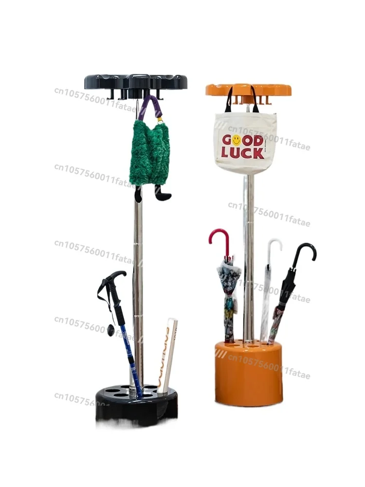 

Ins Hanger Small Apartment Household Creative Plastic Coat Rack Nordic Bedroom Floor Storage Rack