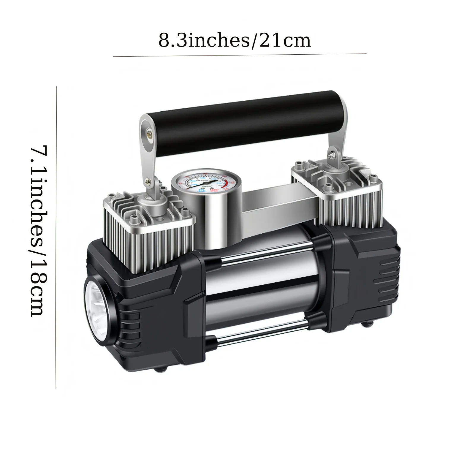 الانتقال كاتب مع منفاخ لإطارات السيارة 150PSI مضخة هواء للسيارة 12 فولت ولاعة السجائر ضاغط الهواء لسيارة دراجة نارية دراجة كرات #6