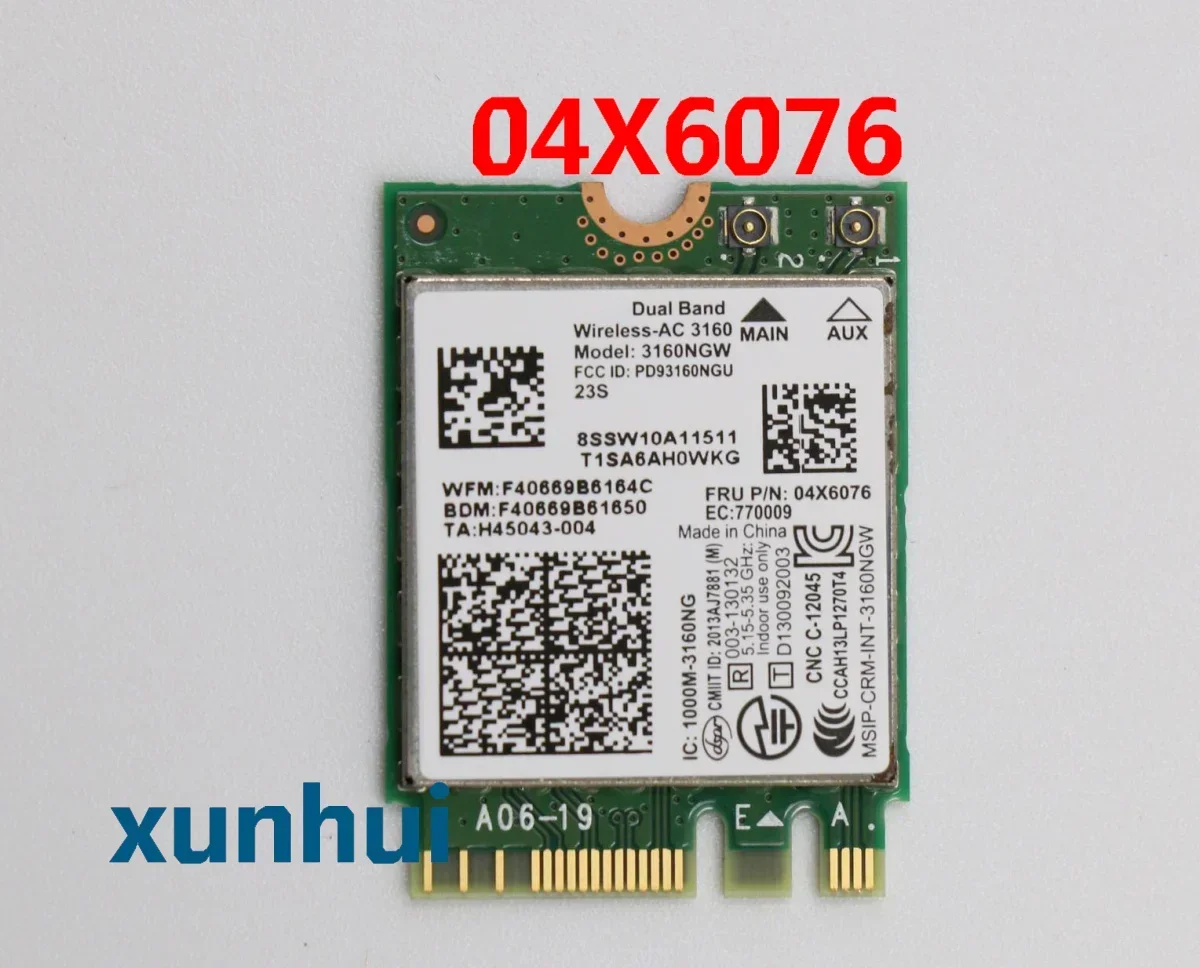 04X6076 for Lenovo G40-80 G50-80 B40-80 E31-70 B41-30 B50-80 Y40-80 G70-70 G70-80 Z70-80 Z51-70 S41-70 Z41-70 WIFI Bluetooth