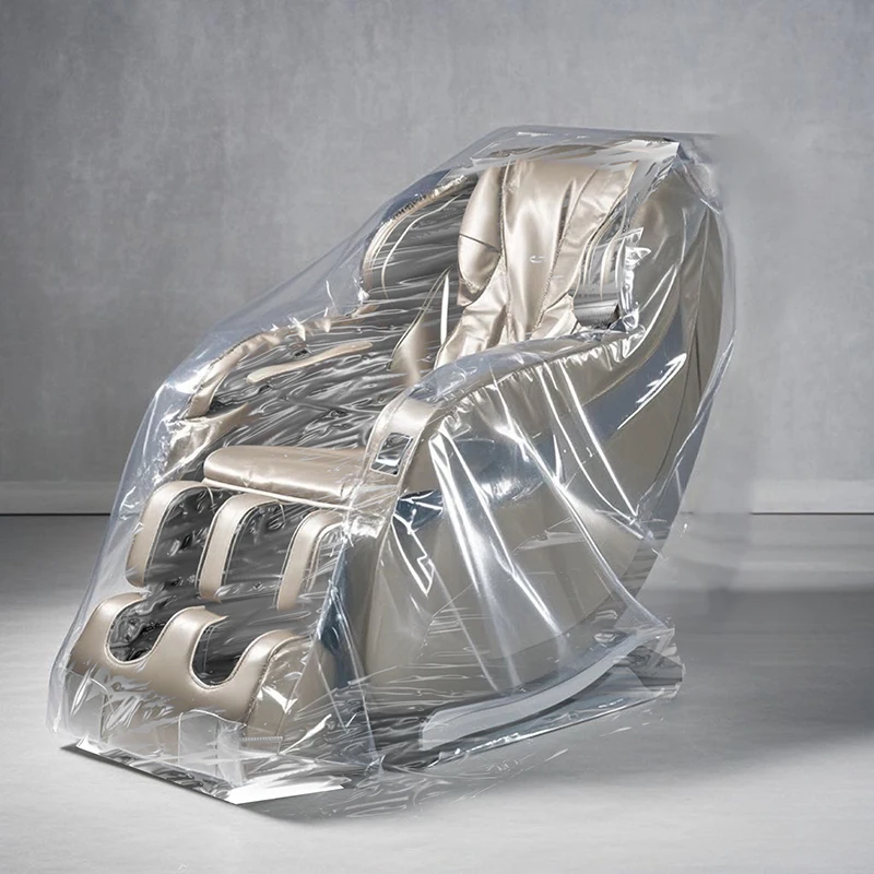 1 Pcs Elastic Transparent PE Waterproof Massage Chair Cover Dining Chair Dustproof Furniture Covers Anti-scratch Storage Case
