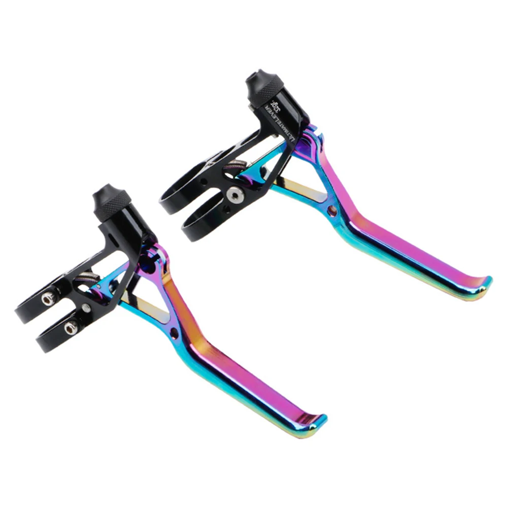 1 Pair Mountain Road Bicycle Brake Lever For Ultralight V-brake Lever 64g/Pair For-Brompton Extralite 5colors Bikes Accessories