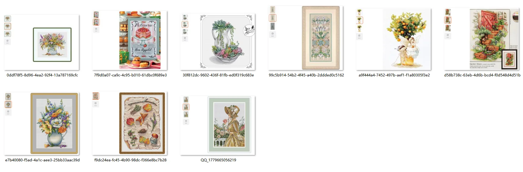 

DIY Embroidery Cross Stitch Kits Cross-stitch self-matching pure cotton, the elf under the orange tree