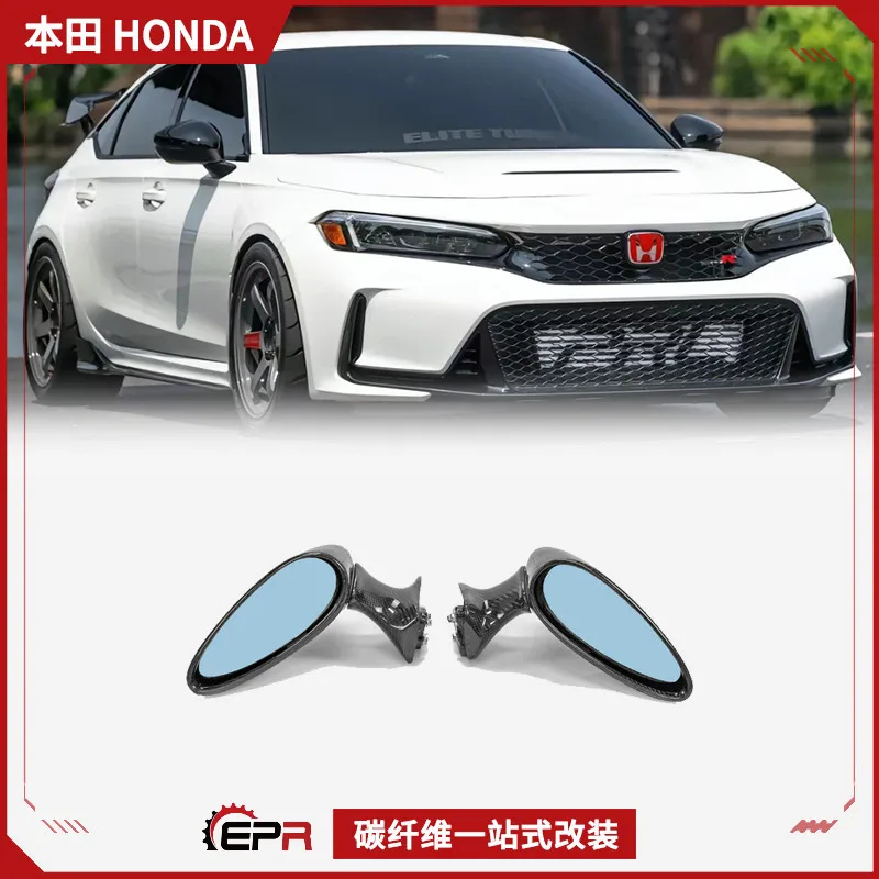 

For Honda Civic FL5 FL1 EPA S Carbon Fiber, Rear Mirror, Rear View Mirror Bullet Mirror Replacement