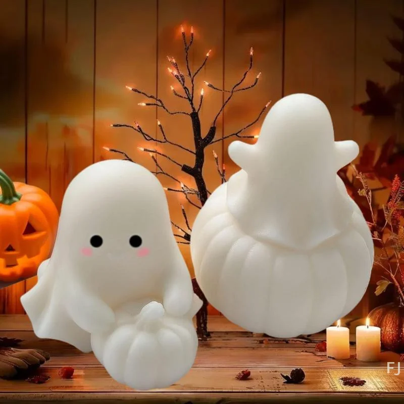 

Aesthetic Halloween Ghost Pumpkin Silicone Mold for DIY Tasks