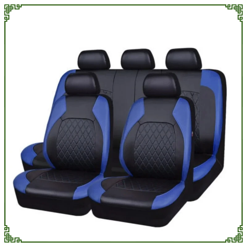 

Universal Car PU Leather Seat Cover, Breathable Seat Covers Protection, Auto Chair Protector Four Season Interior Accessories