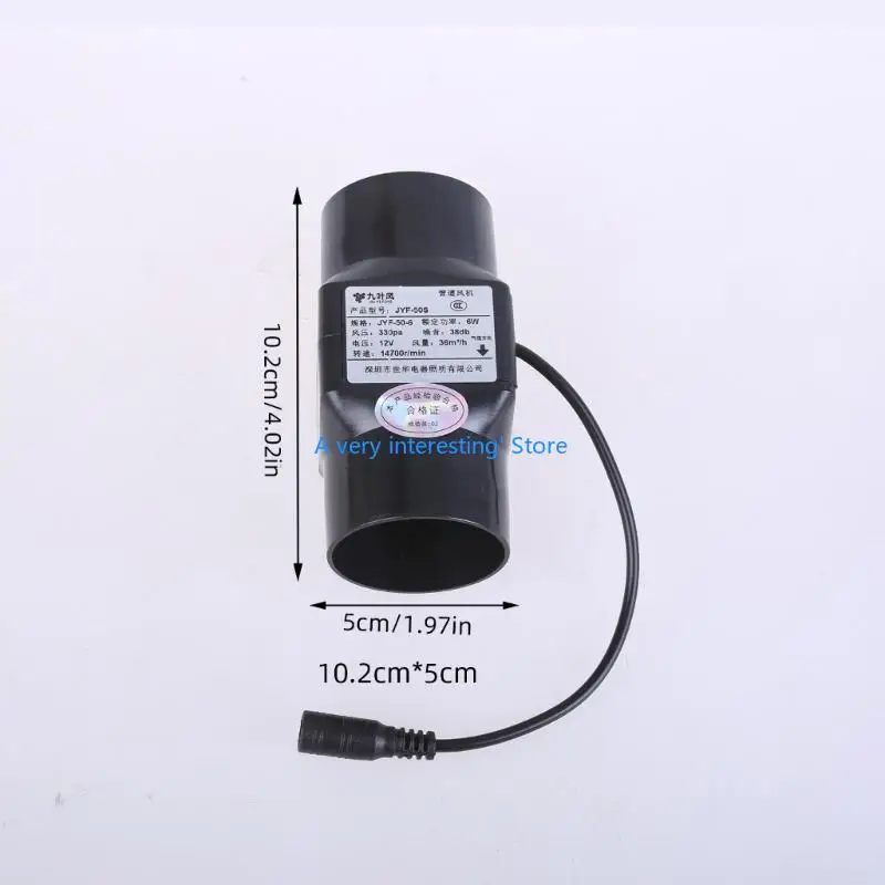 2inch Pipe Vent Ceiling Window Air Extractor Ventilator Energy saving Duct Fan U6XC