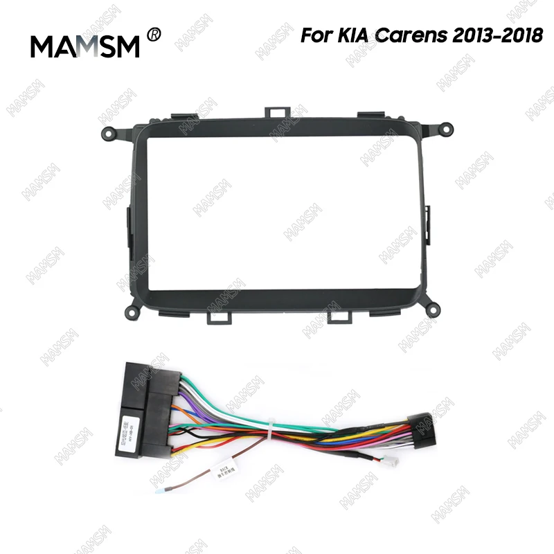 MAMSM 9 Inch Radio Fascia fit For  KIA Carens 2013 2014 2015 2016 2017 2018 Stereo DVD Player Install Panel Audio Frame Cover