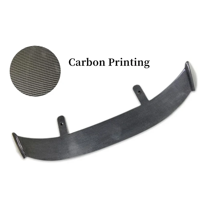 GLossy Black Spoiler for Audi A1 Sportback Q2 Q3 Q5 Q7 A3 Hatchback Universal Carbon Surface Rear Trunk Wing Accessories - view 6