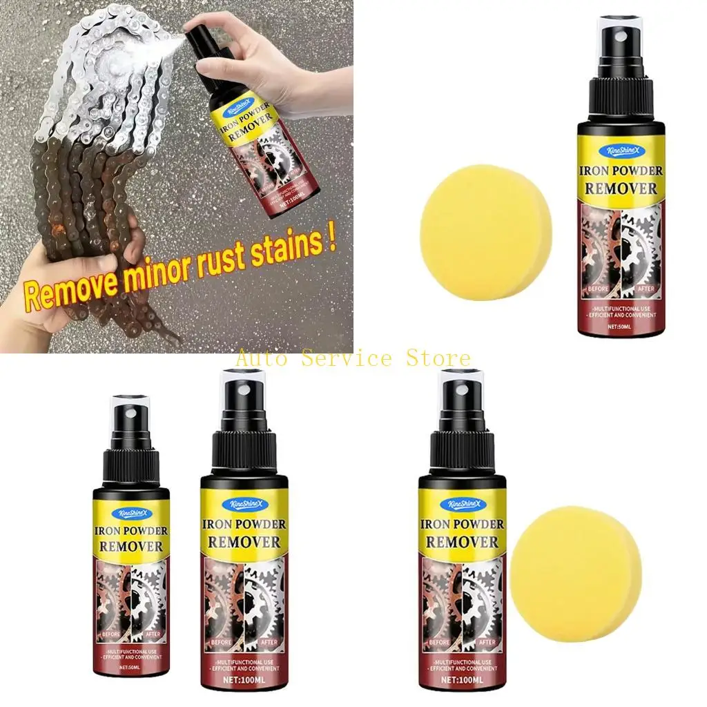 462A Car Rust Treatments Derusting Sprayer for Car Chassis Wheel Hub 50Ml/100Ml Rust Removal Sprayer Multifunction Rust Remover