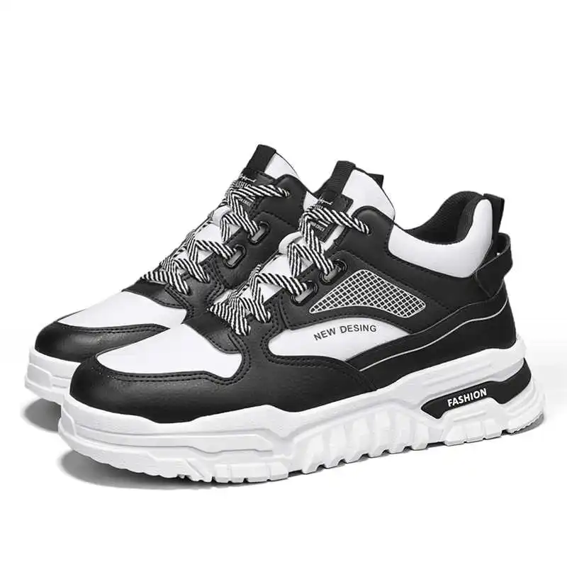 

Белые мужские кроссовки на толстой подошве, тканые черные мужские туфли, комплект Vip Sport, широкий комплект кроссовок Kawaiis