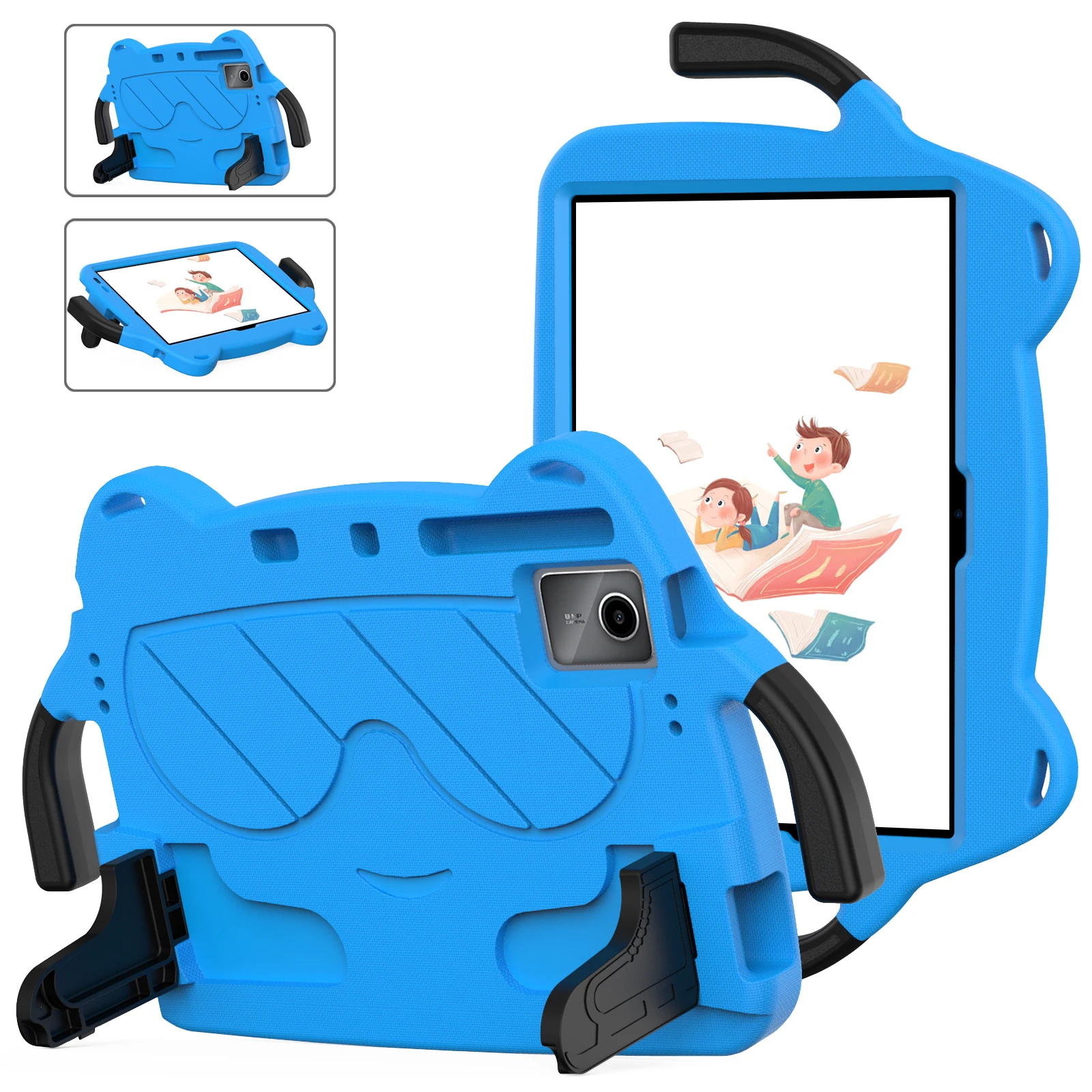 Kids Cartoon Tablet Case for Xiaomi Redmi Pad SE 2023 11.0 inch 23073RPBFG Bracket Stand EVA Cover Shockproof With Hand Holder