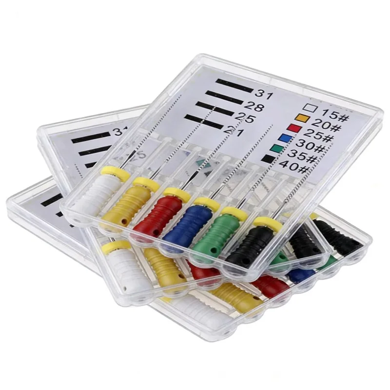 

10box Stainless Steel K Files Dental Endodontic Instruments Dental Root Canal Files Treatment Tools